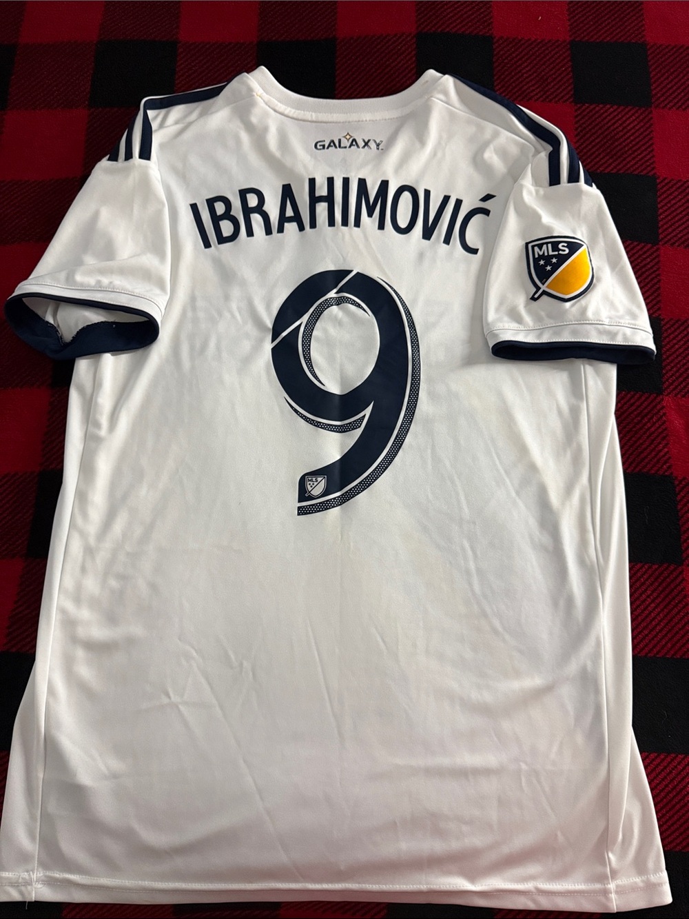 Los Angeles Galaxy #9 Zlatan Ibrahimovic 2018-19 MLS Home Adidas Jersey